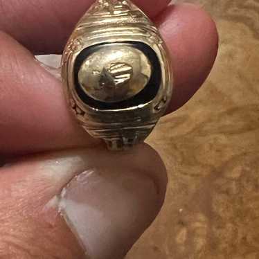 Antique Balfour 10K Solid Yellow Gold Etched Ladie