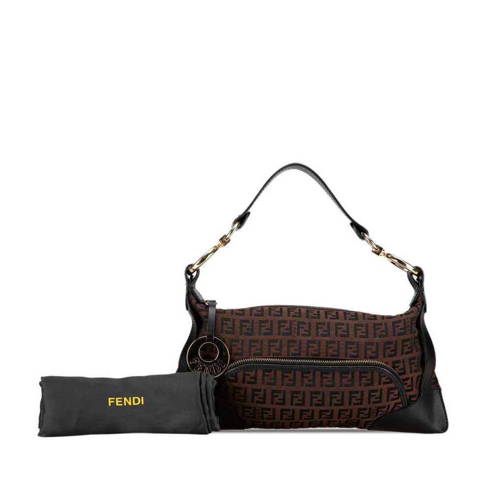 Fendi Pocket leather handbag - image 9