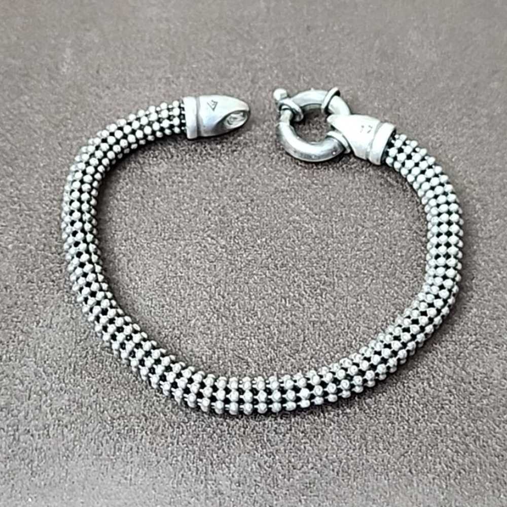 VINTAGE SILPADA 925 STERLING SILVER MESH BEAD POP… - image 1