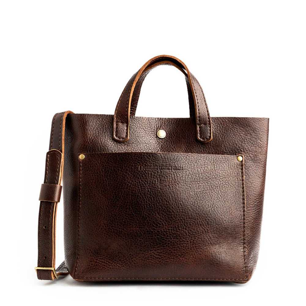 Portland Leather Mini Crossbody Tote - image 1