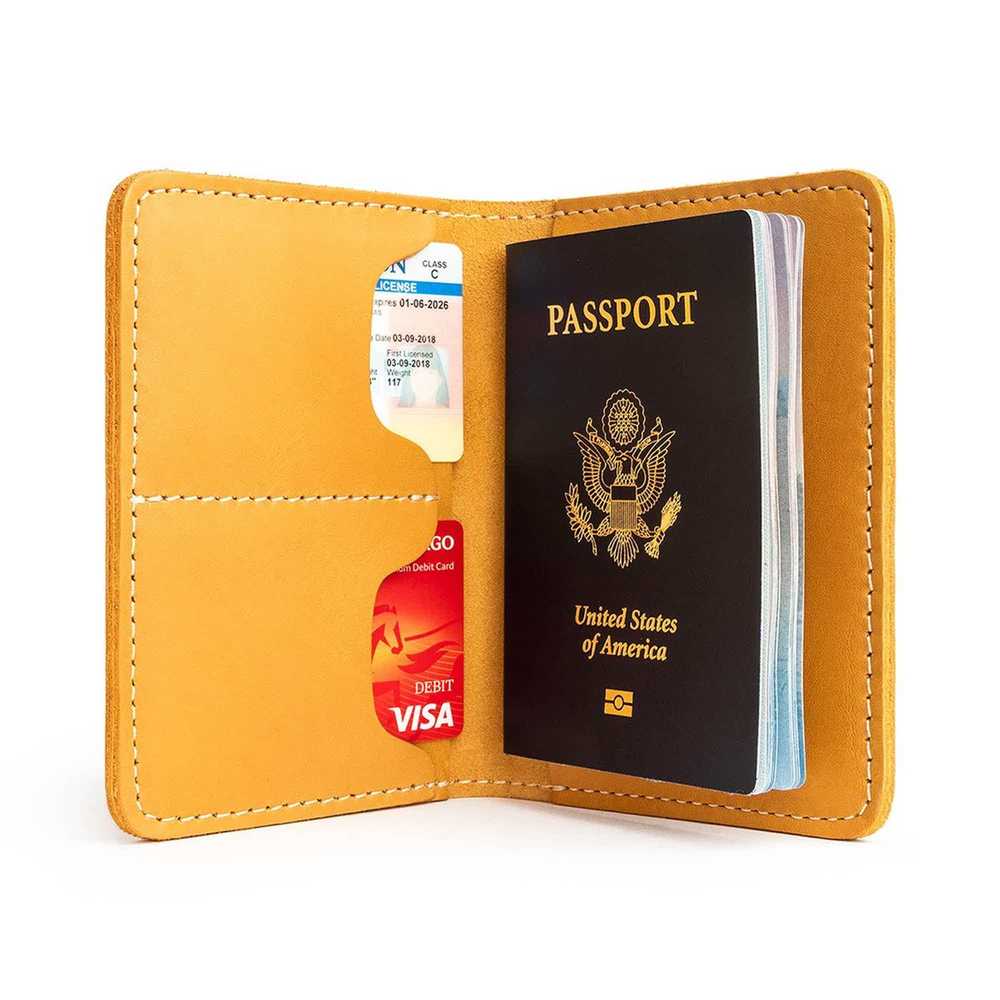 Portland Leather Leather Modern Passport Holder - image 1