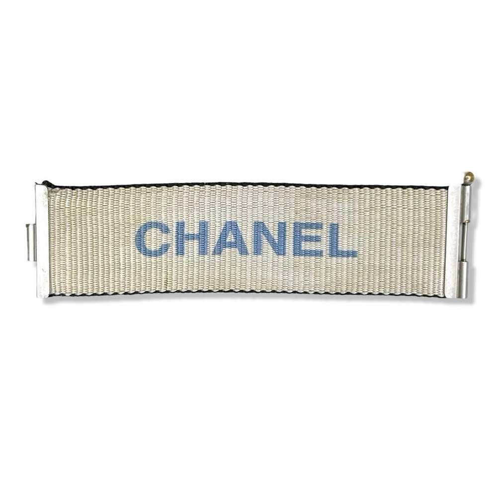 Chanel Logo 99S Vintage Bracelet Nylon for Women - image 2