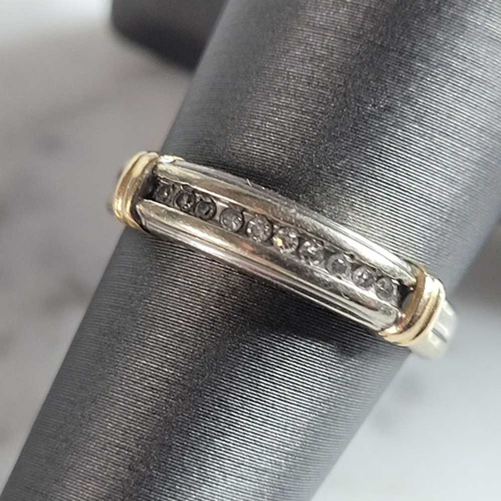 Womens Vintage Estate 14K Gold Diamond Ring, 2.5g… - image 1