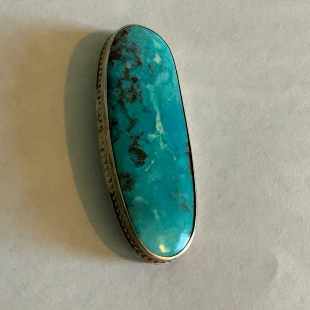 Bespoke Vintage Turquoise Pendant + - image 3