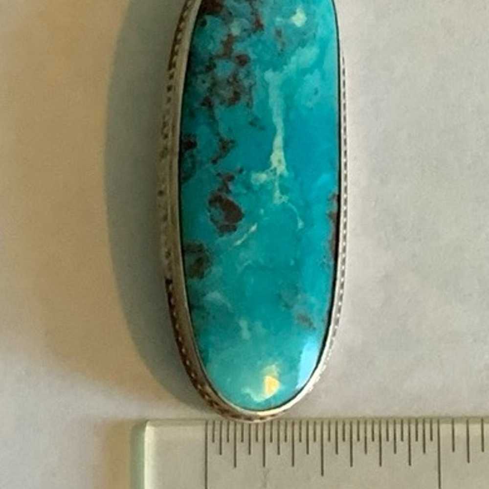 Bespoke Vintage Turquoise Pendant + - image 6