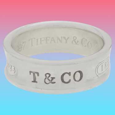 TIFFANY & CO 1837 CONCAVE RING - MEDIUM THICKNESS… - image 1