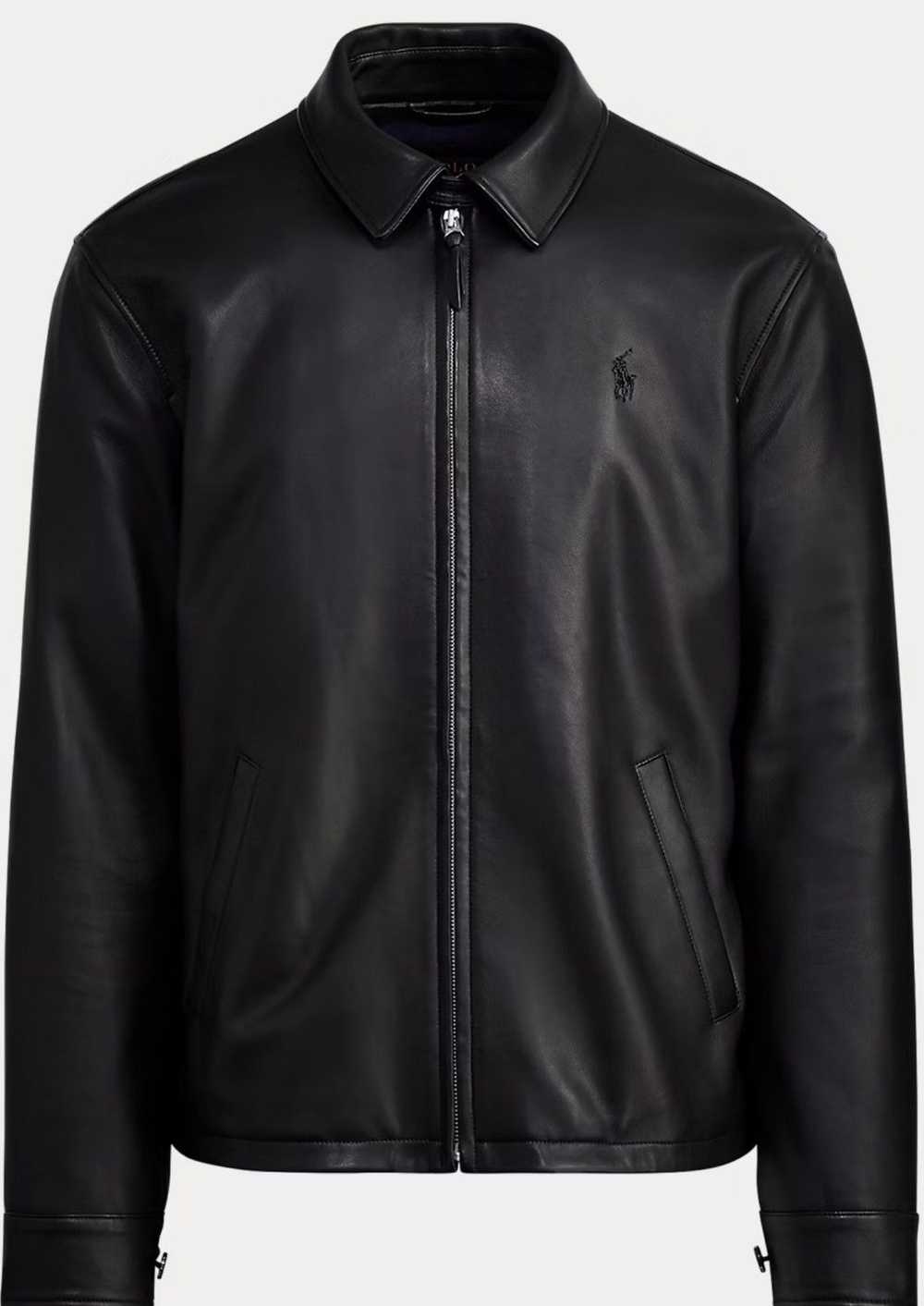 Polo Ralph Lauren $698 RETAIL Lambskin Leather Ja… - image 1