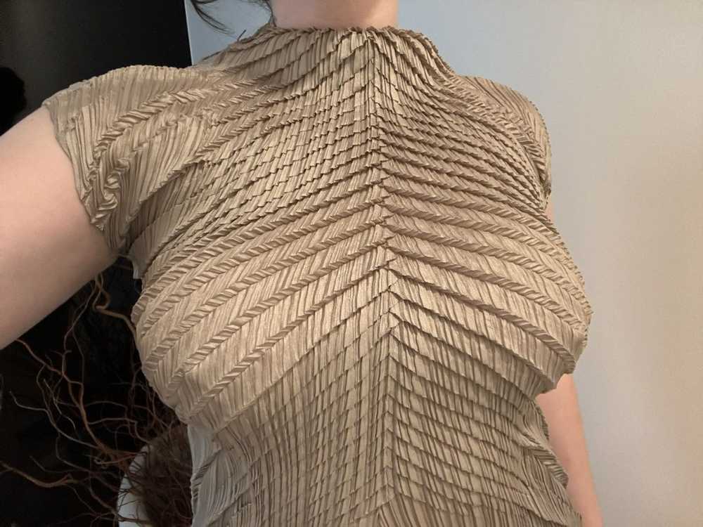 Issey Miyake RARE Issey Miyake pleated blouse - image 6