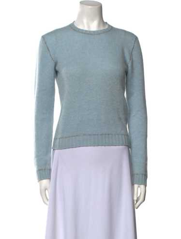 Brunello Cucinelli Cashmere Sweater Blue Long Sle… - image 1