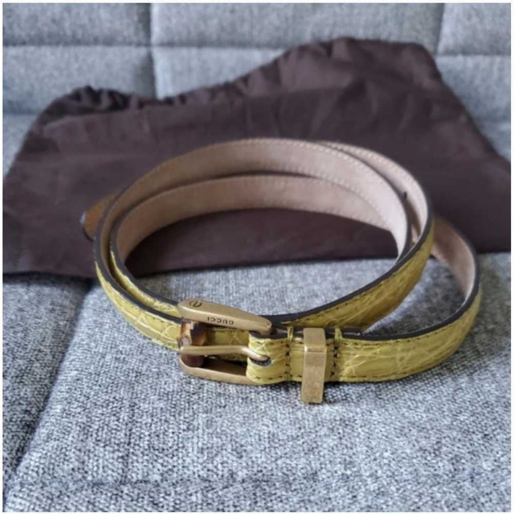 Gucci Leather belt - image 3