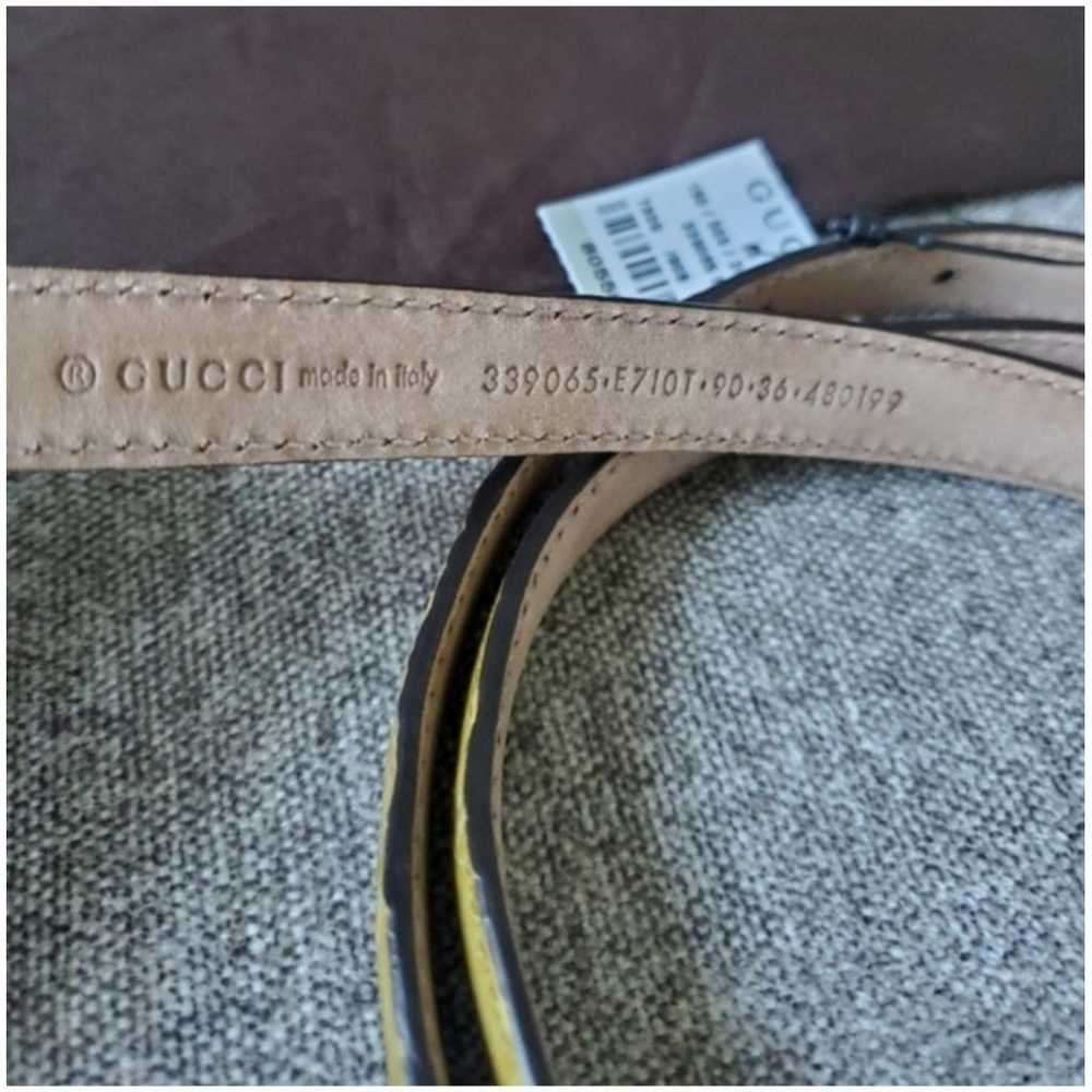 Gucci Leather belt - image 7