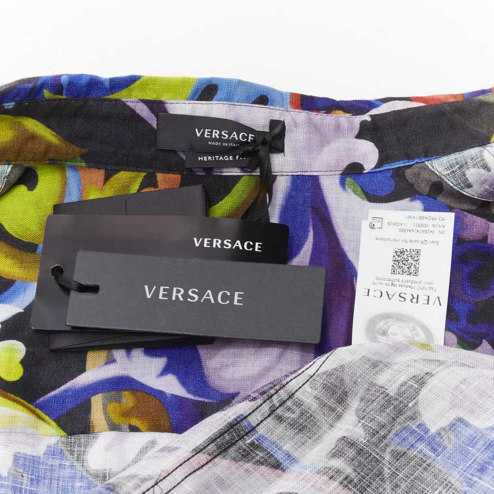 Versace Linen shirt - image 10