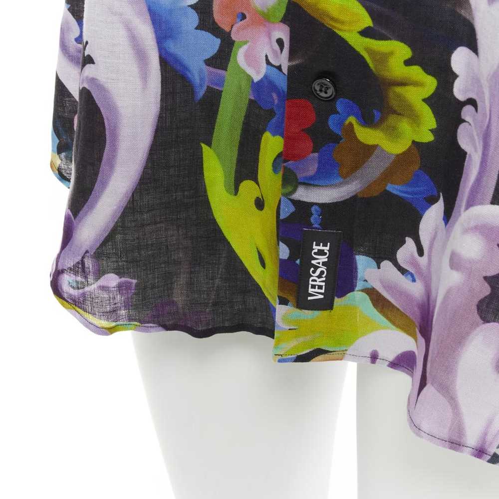 Versace Linen shirt - image 8