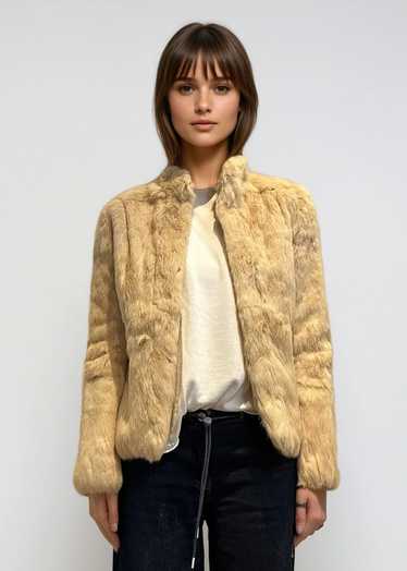 Cream Fur Coat - image 1