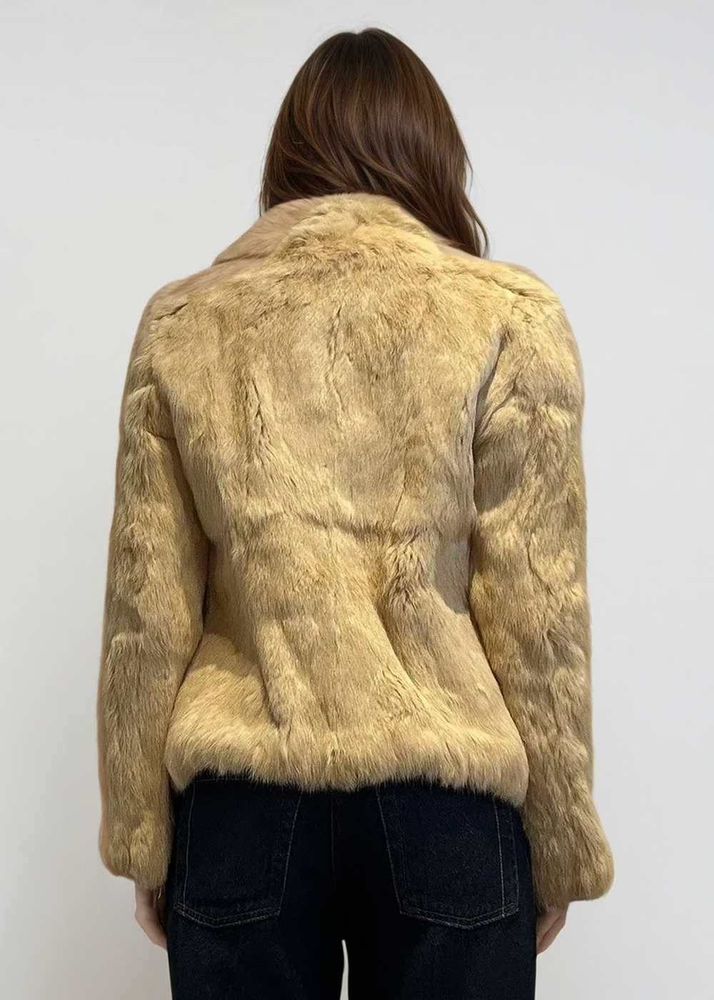 Cream Fur Coat - image 2