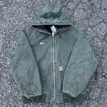 Carhartt × Streetwear × Vintage Vintage green j13… - image 1