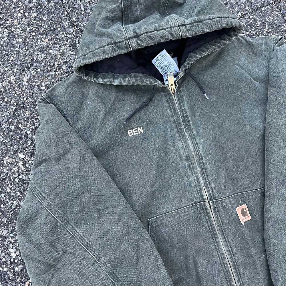 Carhartt × Streetwear × Vintage Vintage green j13… - image 2