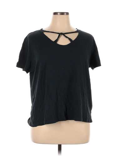 LNA Women Black Short Sleeve Top 1X Plus