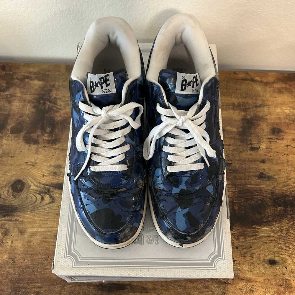 Bape 2007 / 08 Bapesta - Blue Camo Fs-001 - image 3