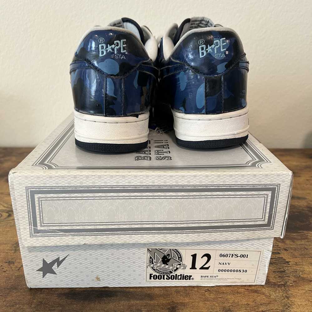 Bape 2007 / 08 Bapesta - Blue Camo Fs-001 - image 4