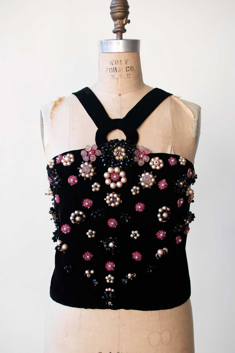 1960s Beaded Top - image 1