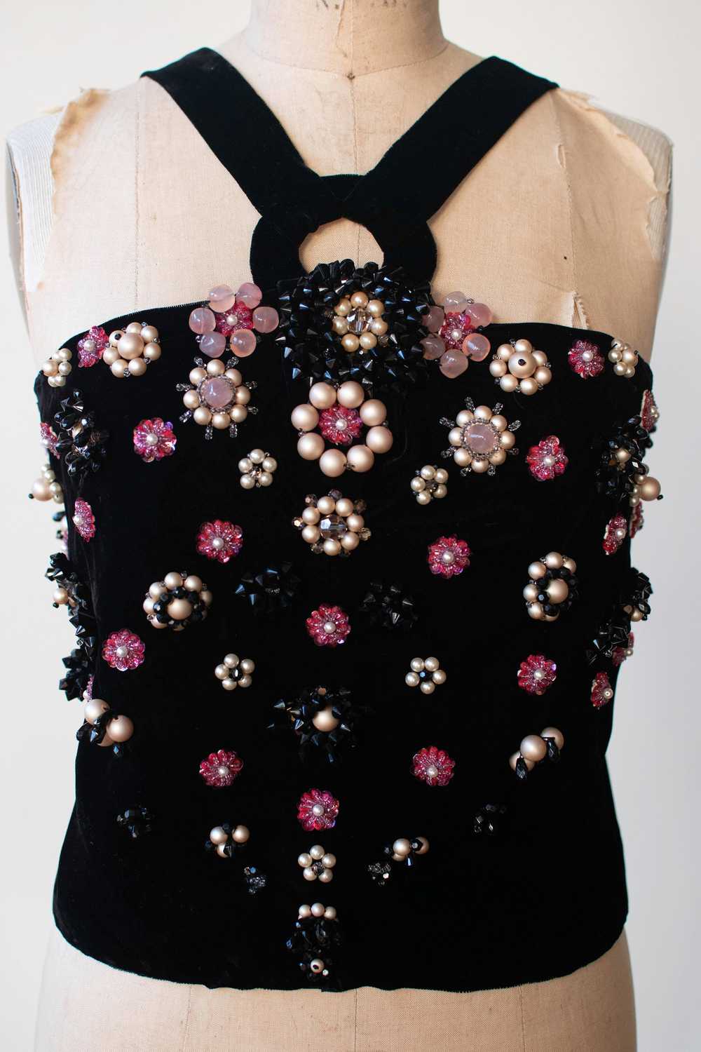 1960s Beaded Top - image 2