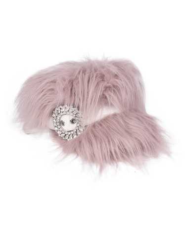 Miu Miu Vintage Pink Faux Fur Hat