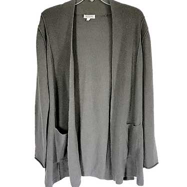 Kinross Kinross Grey Cashmere Quiet Luxury Cardig… - image 1