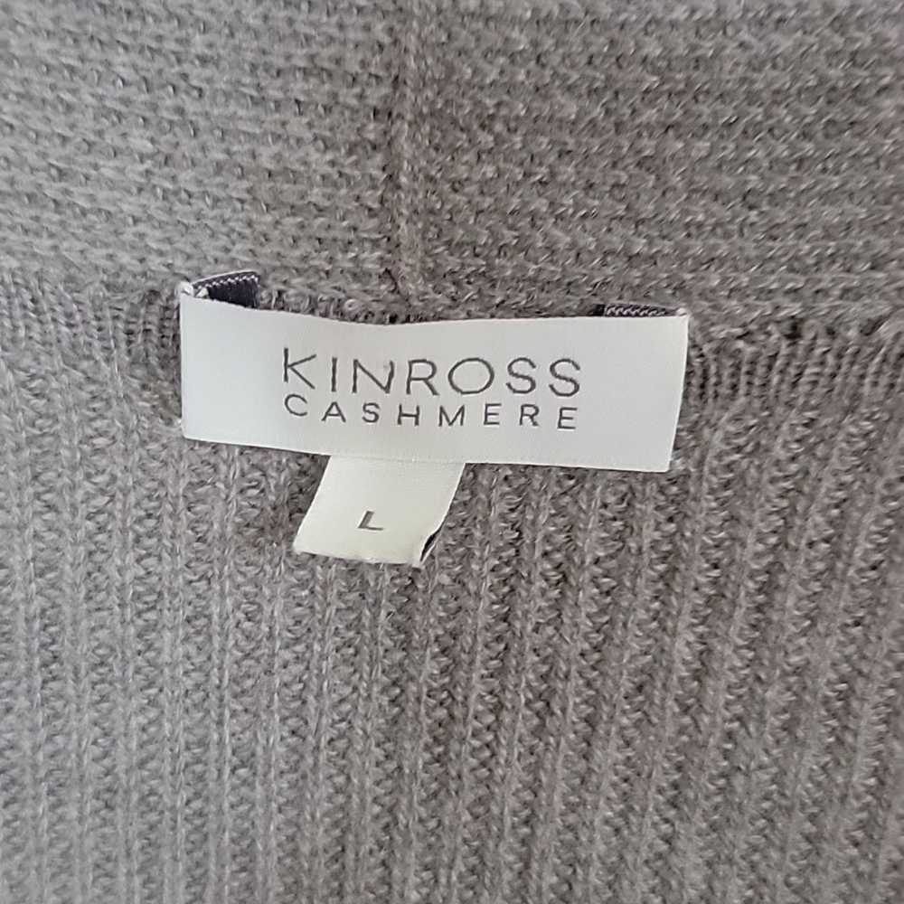 Kinross Kinross Grey Cashmere Quiet Luxury Cardig… - image 2