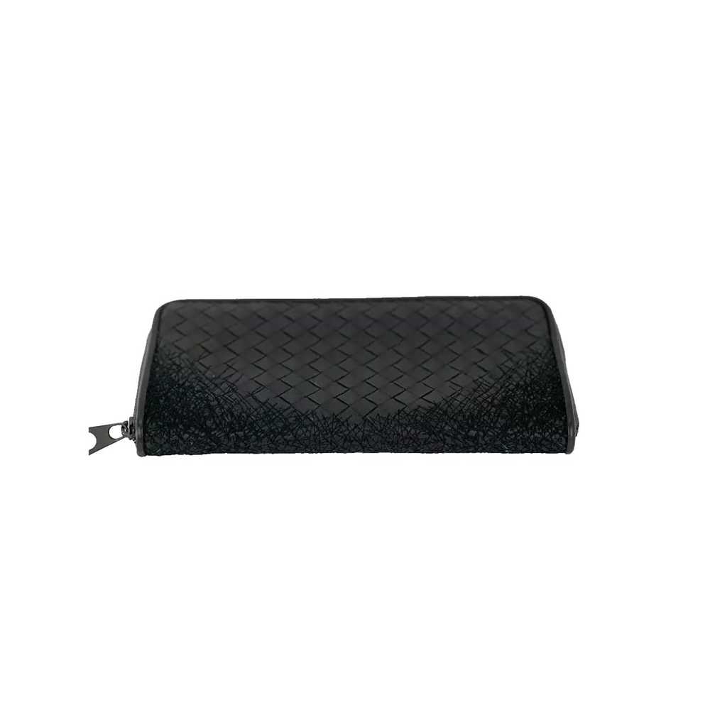 Bottega Veneta Nappa Intreciatto Black Leather Zi… - image 9