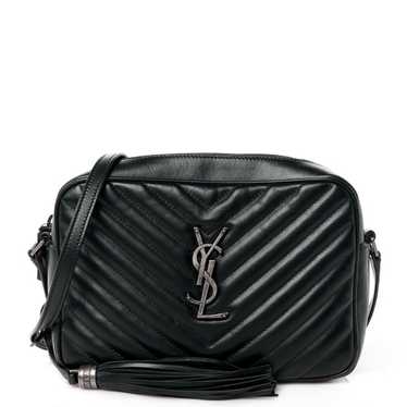 SAINT LAURENT Calfskin Matelasse Monogram Lou Cam… - image 1