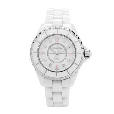 CHANEL Stainless Steel Ceramic Diamond 33mm J12 Qu