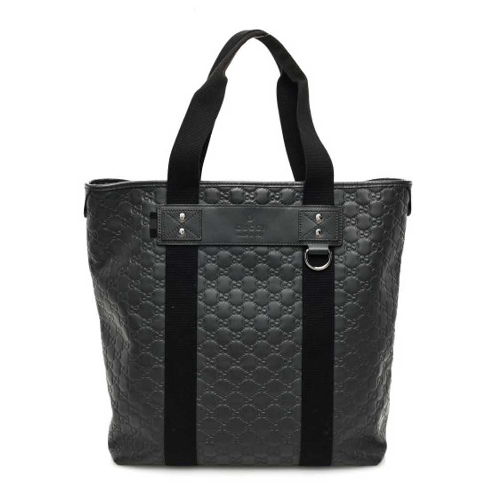 GUCCI Guccissima Tote Black - image 1