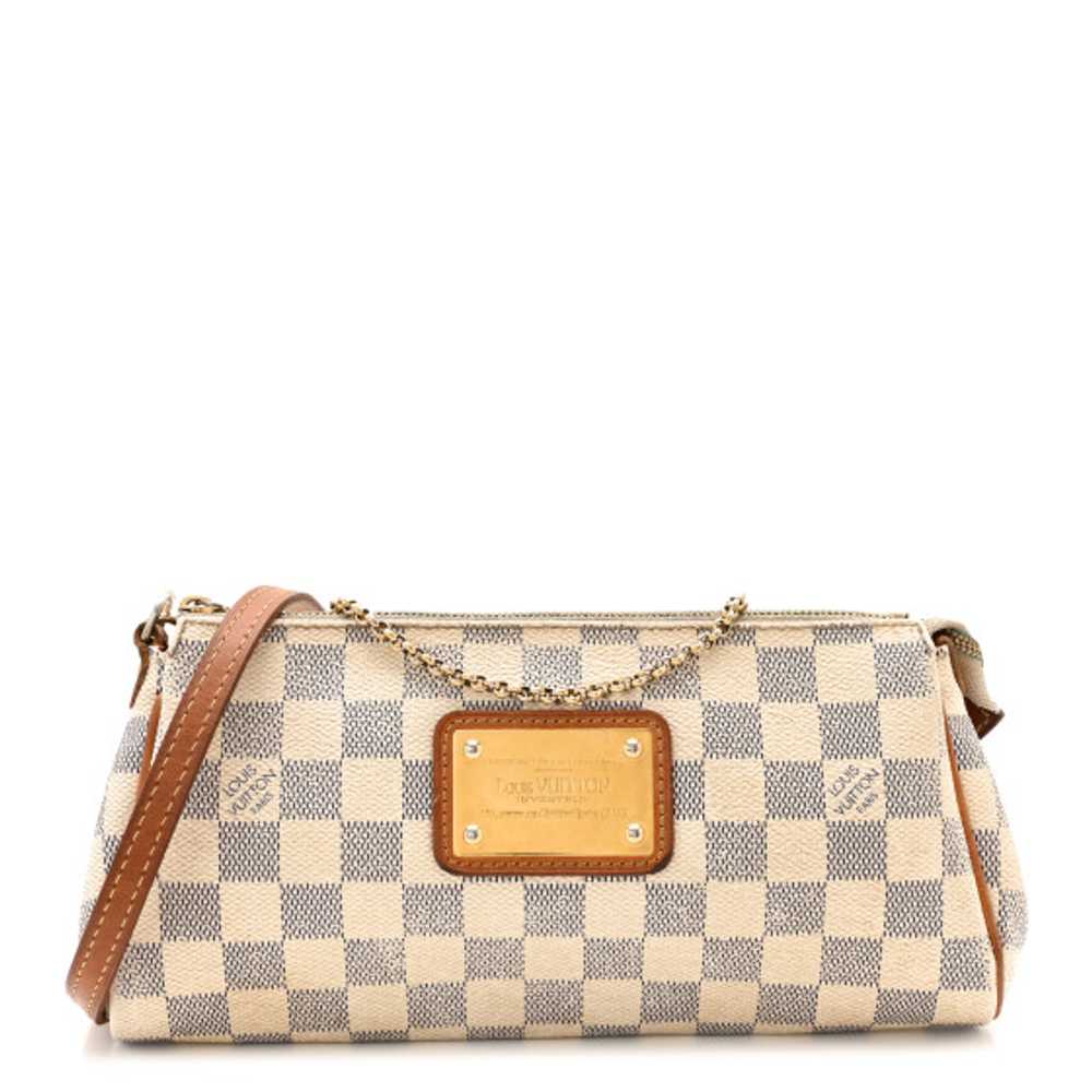 LOUIS VUITTON Damier Azur Eva Clutch - image 1