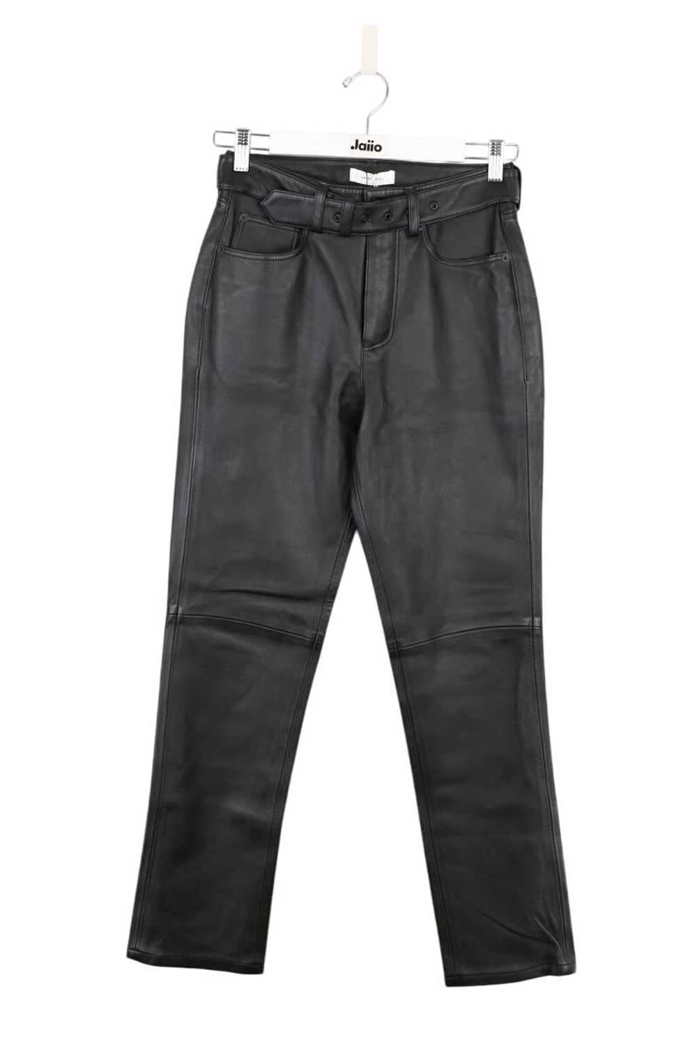 Circular Clothing Pantalon droit en cuir - image 1