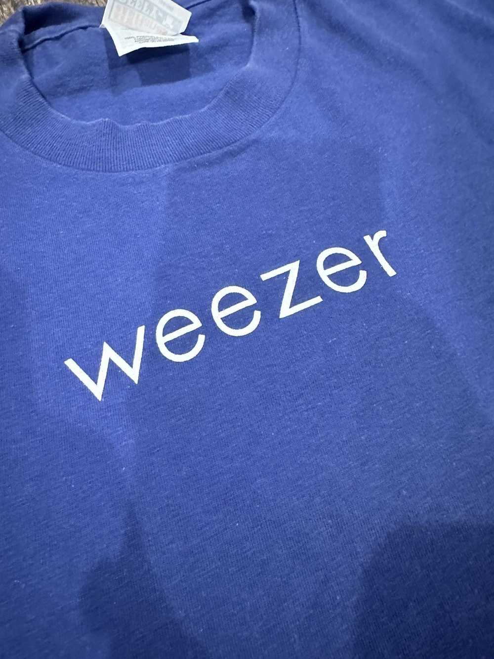 Band Tees × Vintage VINTAGE Late 90s/ Y2K Weezer … - image 3