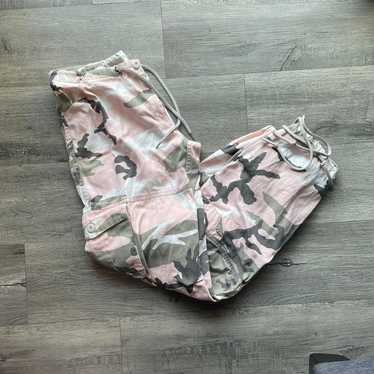 Rothco Rothco pink and green llow-rise camo cargo 