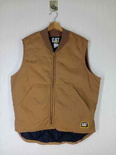 Caterpillar × Vintage Vintage 90s CAT Vest Jacket 