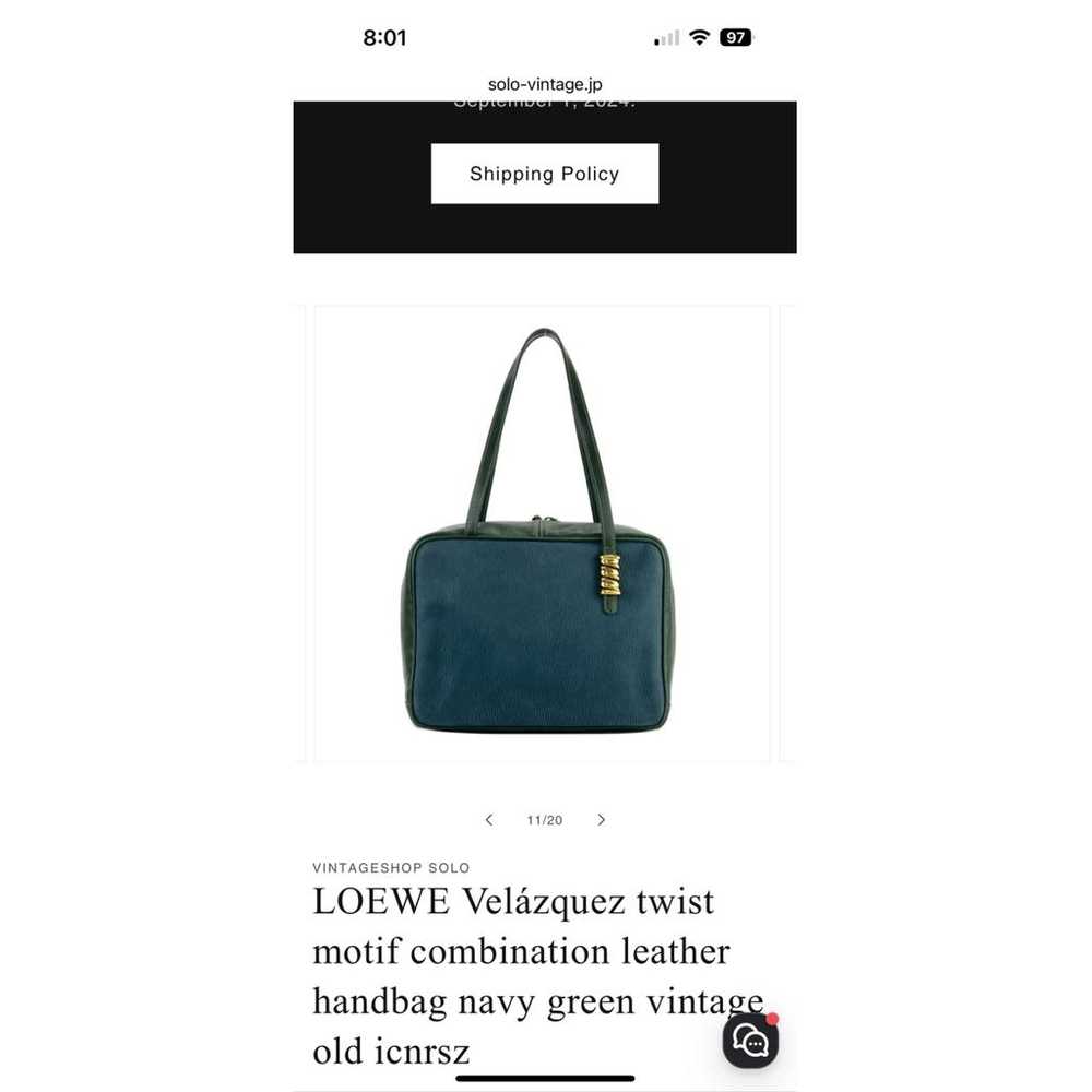 Loewe Leather handbag - image 10