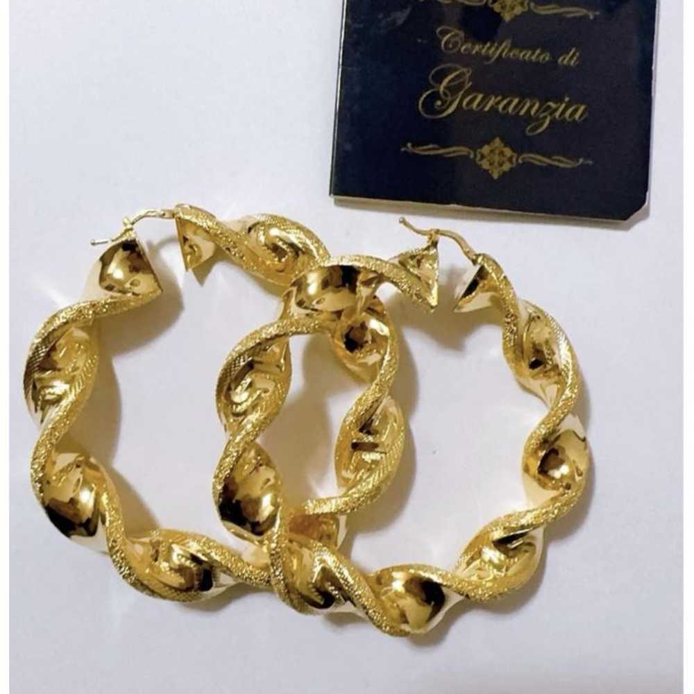 EL Corte Ingles Yellow gold earrings - image 4