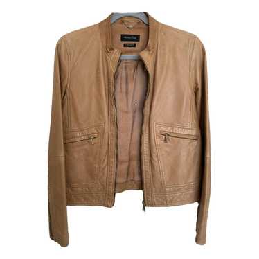 Massimo Dutti Leather biker jacket