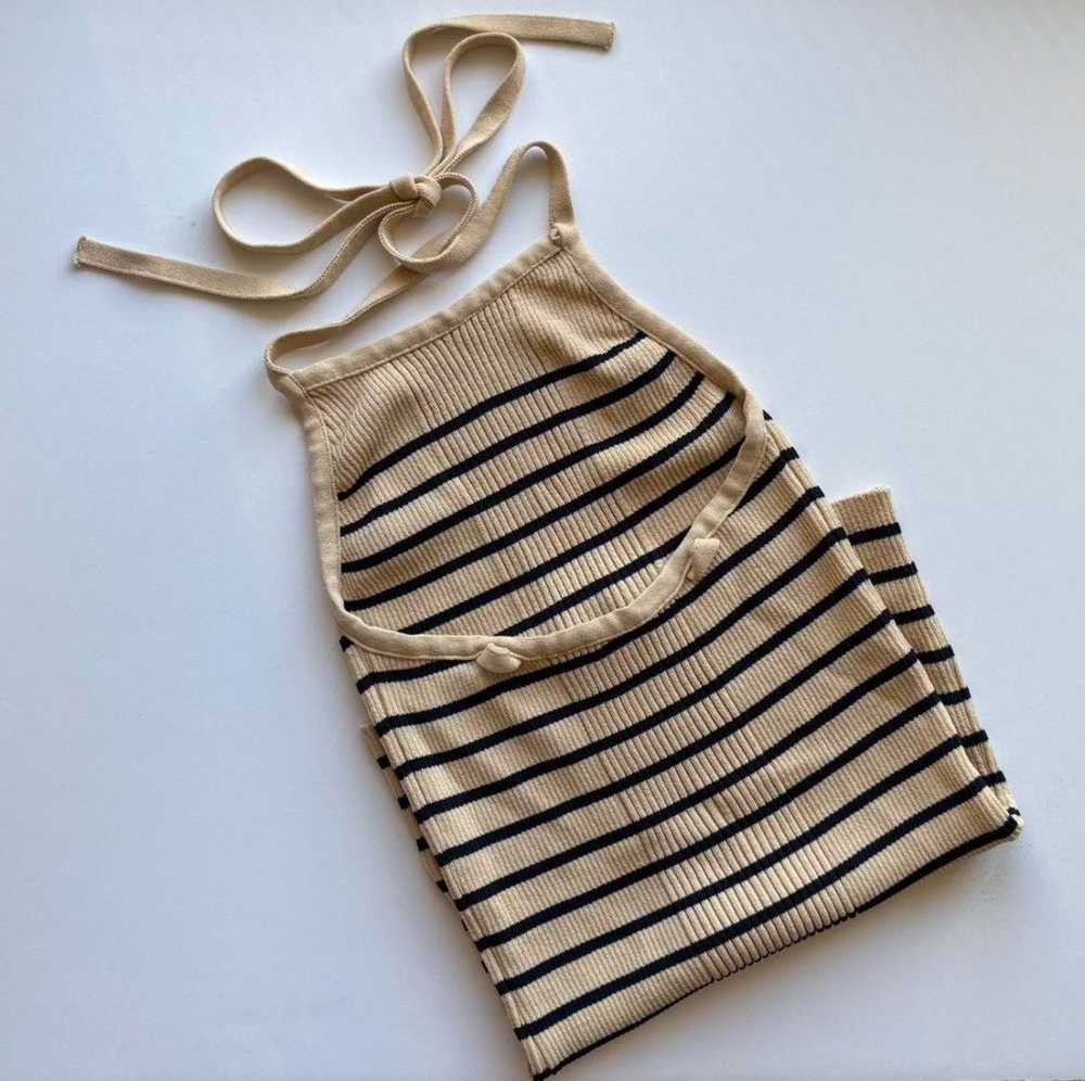 LOW CLASSIC LOW CLASSIC : Beige Striped Adjustabl… - image 5