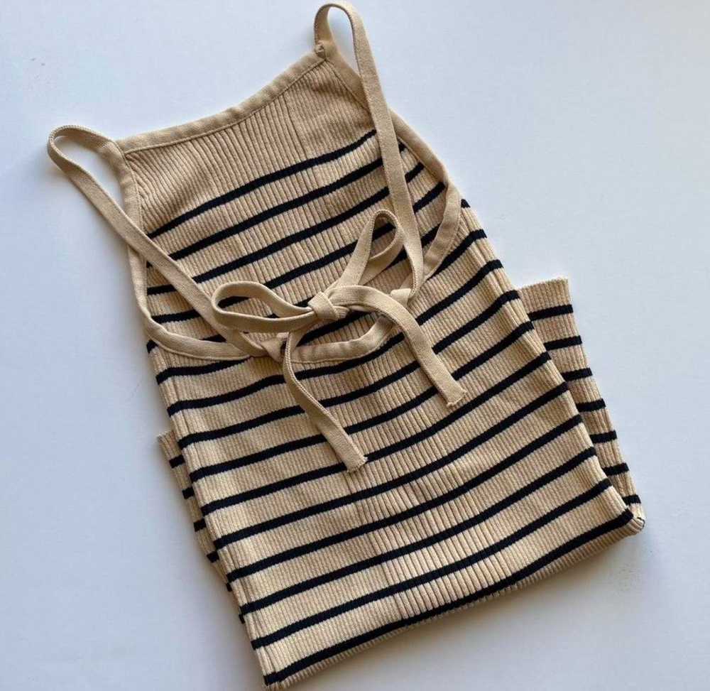 LOW CLASSIC LOW CLASSIC : Beige Striped Adjustabl… - image 6