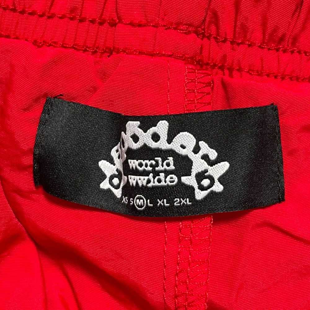 Spider Worldwide OG Web V2 Double Layer Shorts Red - image 4