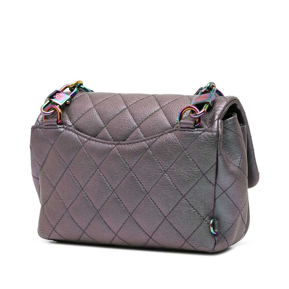 Chanel Chanel Small Iridescent Goatskin Double Ca… - image 2