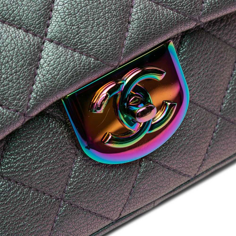 Chanel Chanel Small Iridescent Goatskin Double Ca… - image 7