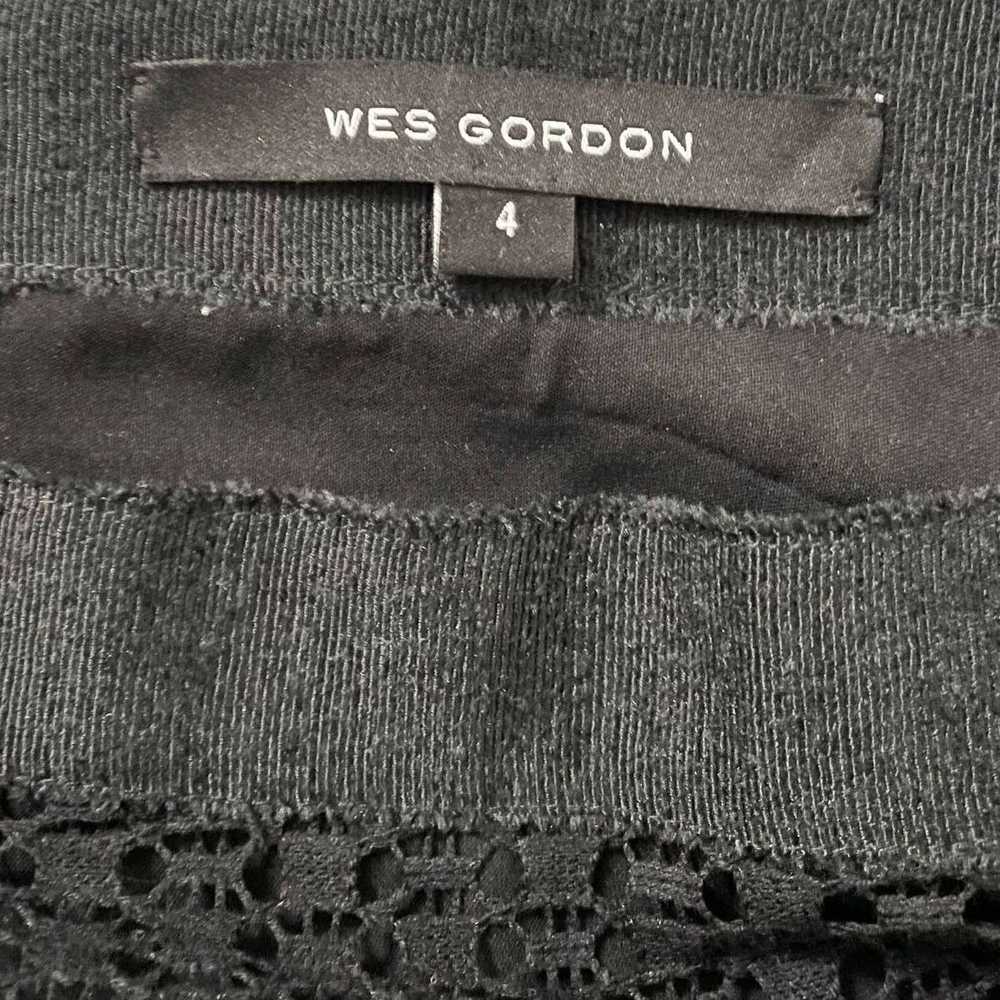 Designer × Made In Usa Wes Gordon Mini Skirt Blac… - image 2