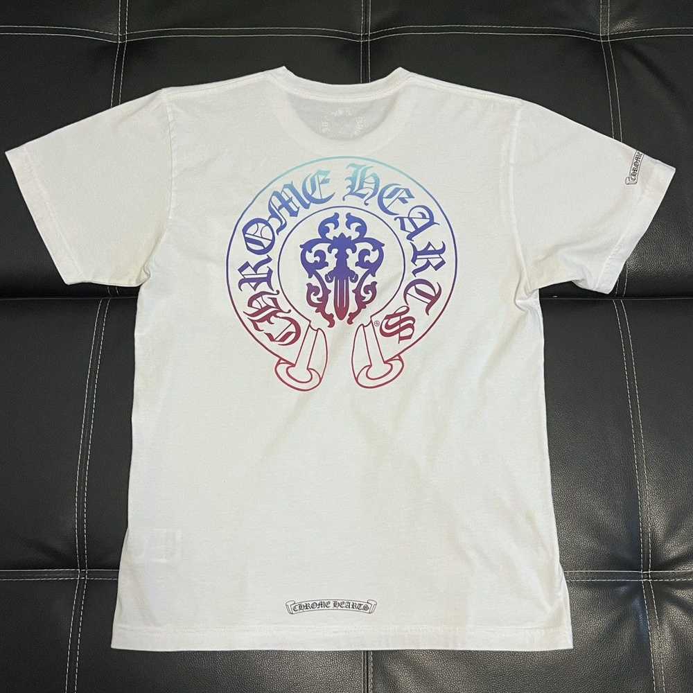 Chrome Hearts Chrome Hearts Gradient Horseshoe Ts… - image 1