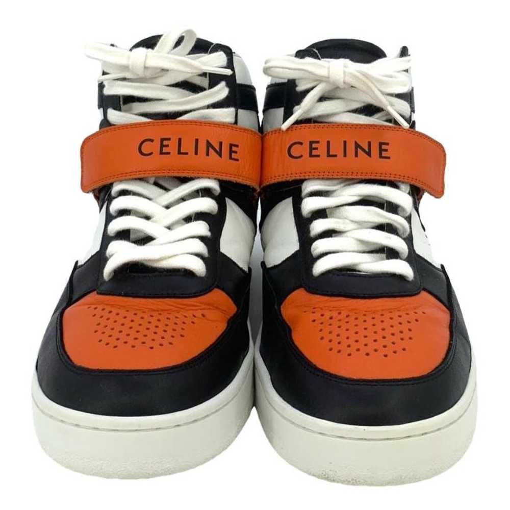 Celine "z" Trainer Ct-01 leather high trainers - image 1