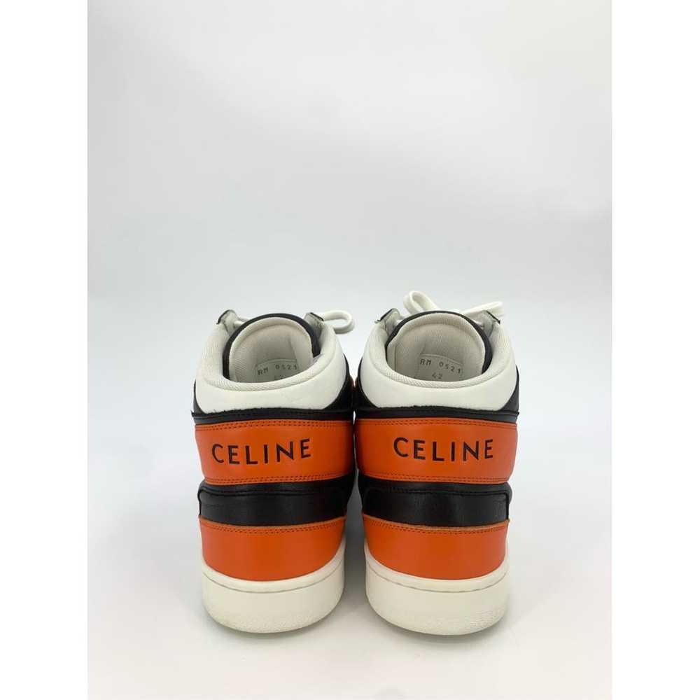 Celine "z" Trainer Ct-01 leather high trainers - image 2